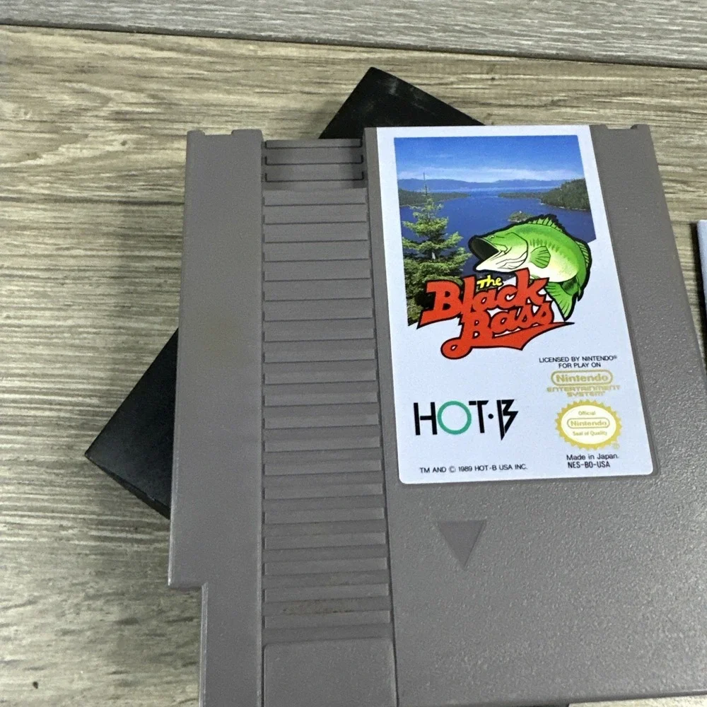 Black Bass (Nintendo Entertainment System,‎ 1989) CIB COMPLETE
